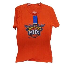 Mens Fanatic Phoenix Suns Nba Basketball Short Sleeve T Shirt Orange